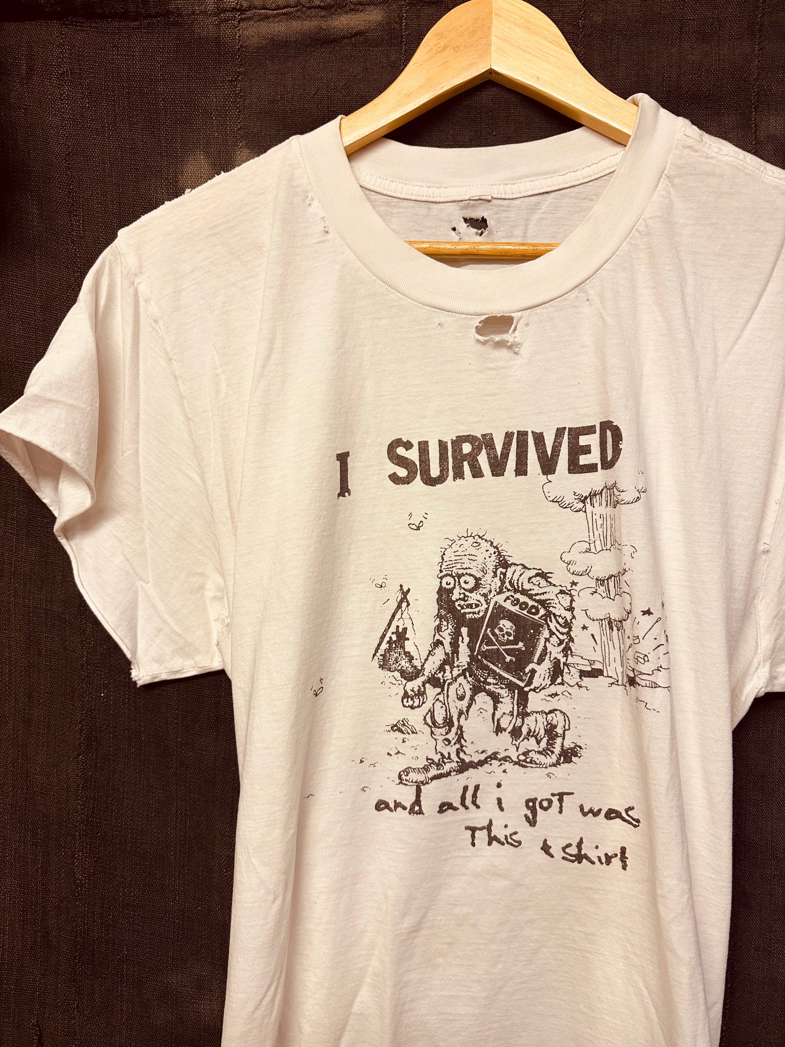 I SURVIVED - DISTRESSED - MENS L