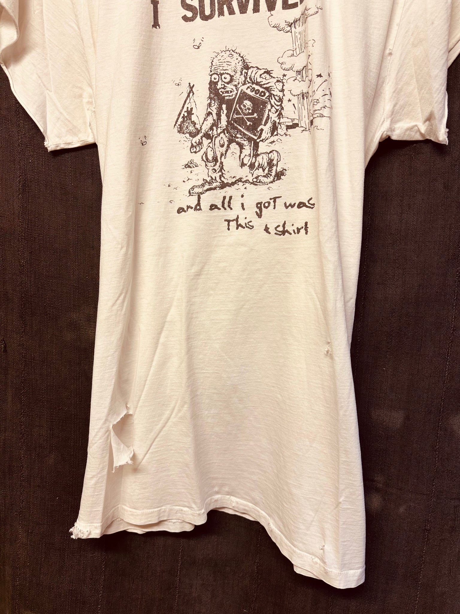 I SURVIVED - DISTRESSED - MENS L