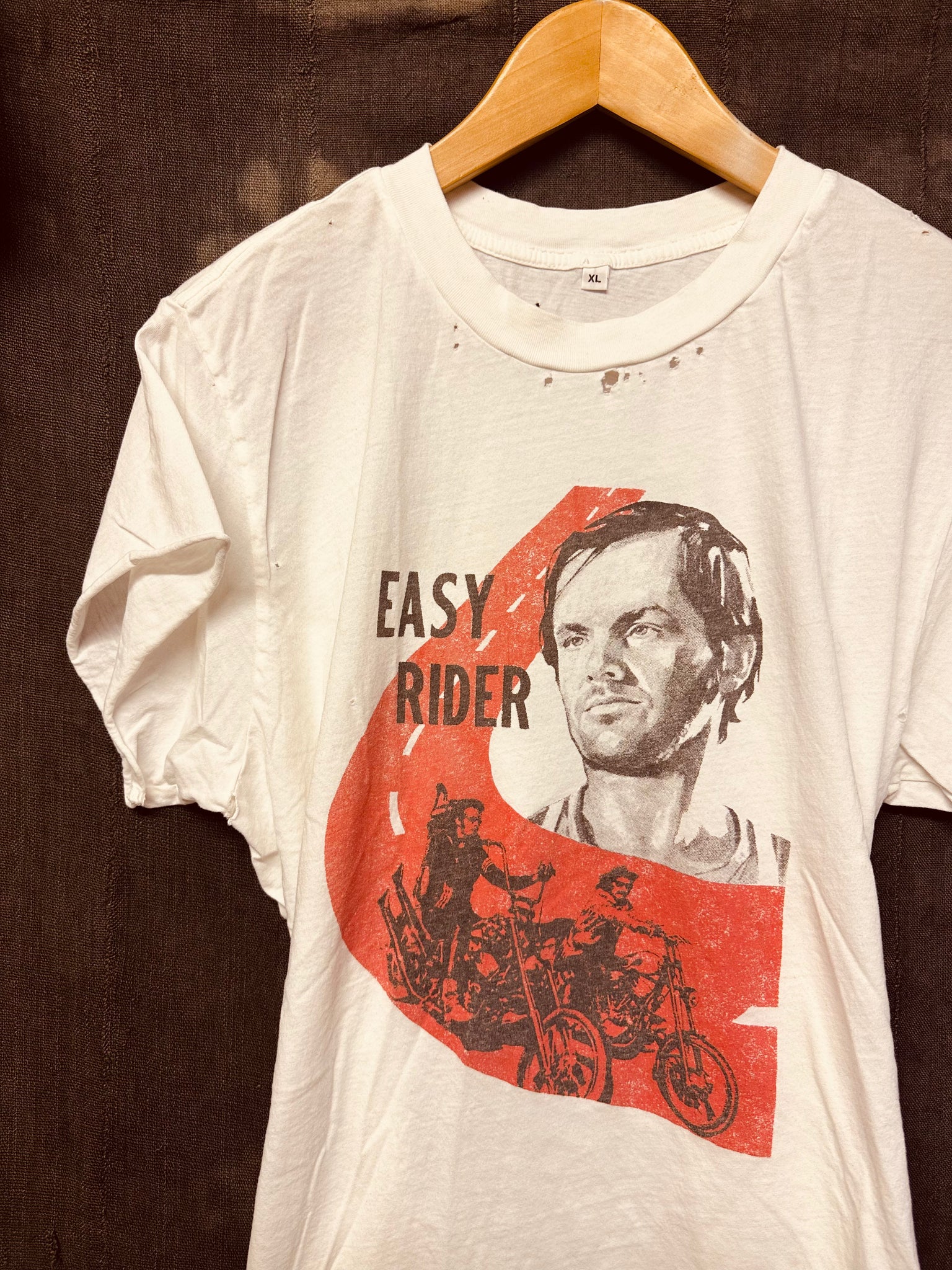 EASY RIDER - DISTRESSED - CROPPED - MENS L