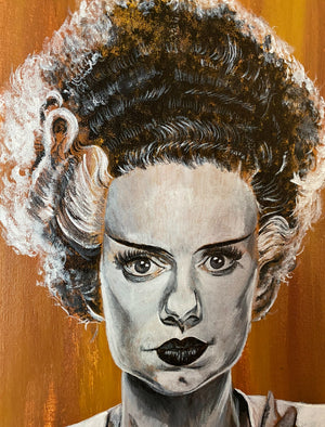 BRIDE OF FRANKENSTEIN - ORIGINAL PAINTING