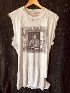 DISTRESSED - FELA KUTI - SLEEVELESS - MENS M/L