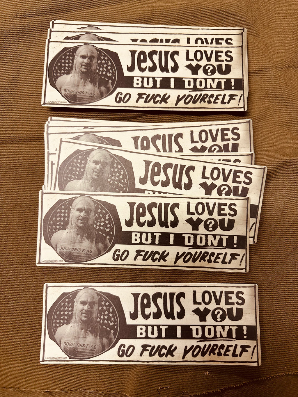 OTIS (2) BUMPER STICKERS