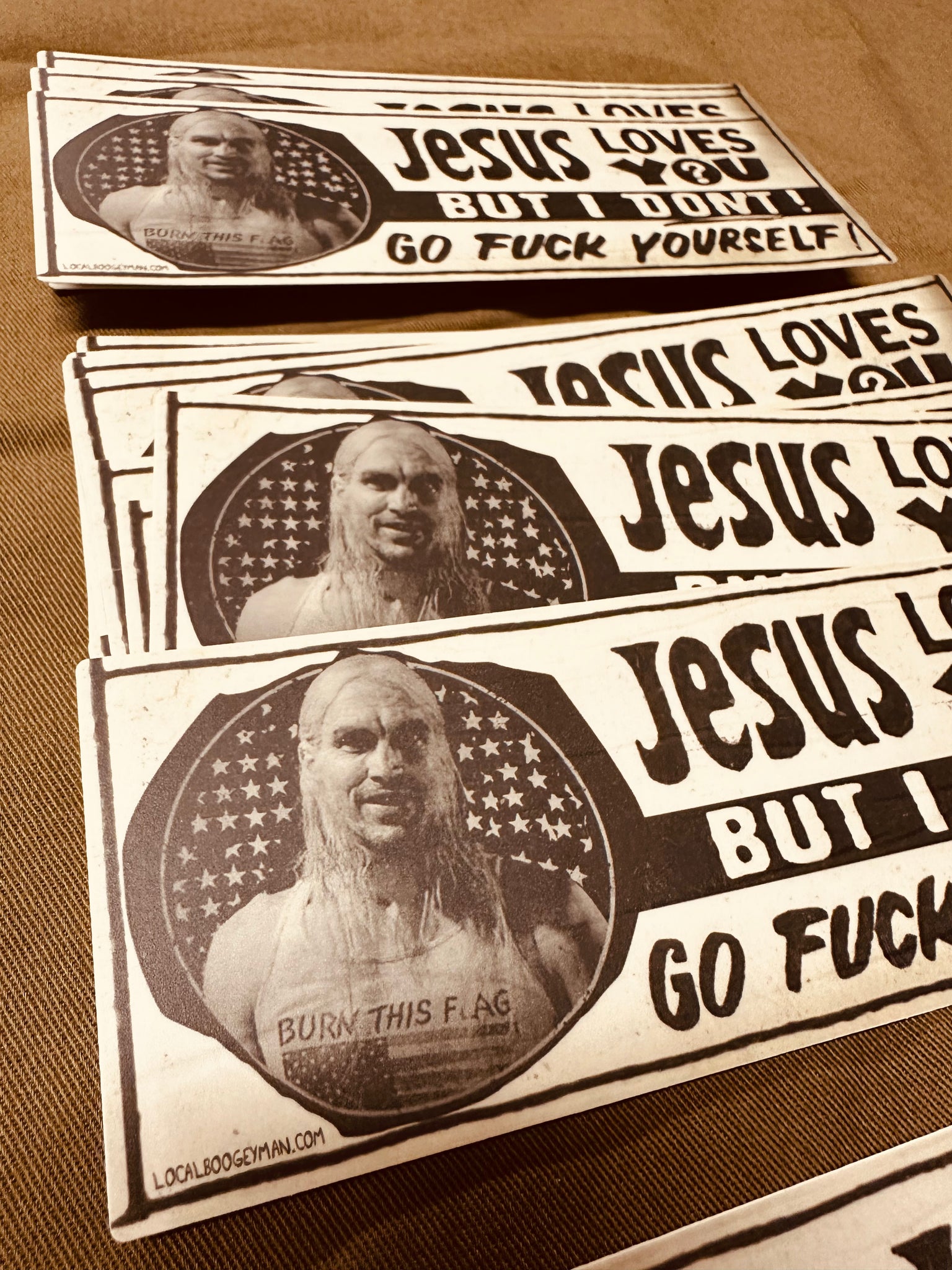 OTIS (2) BUMPER STICKERS