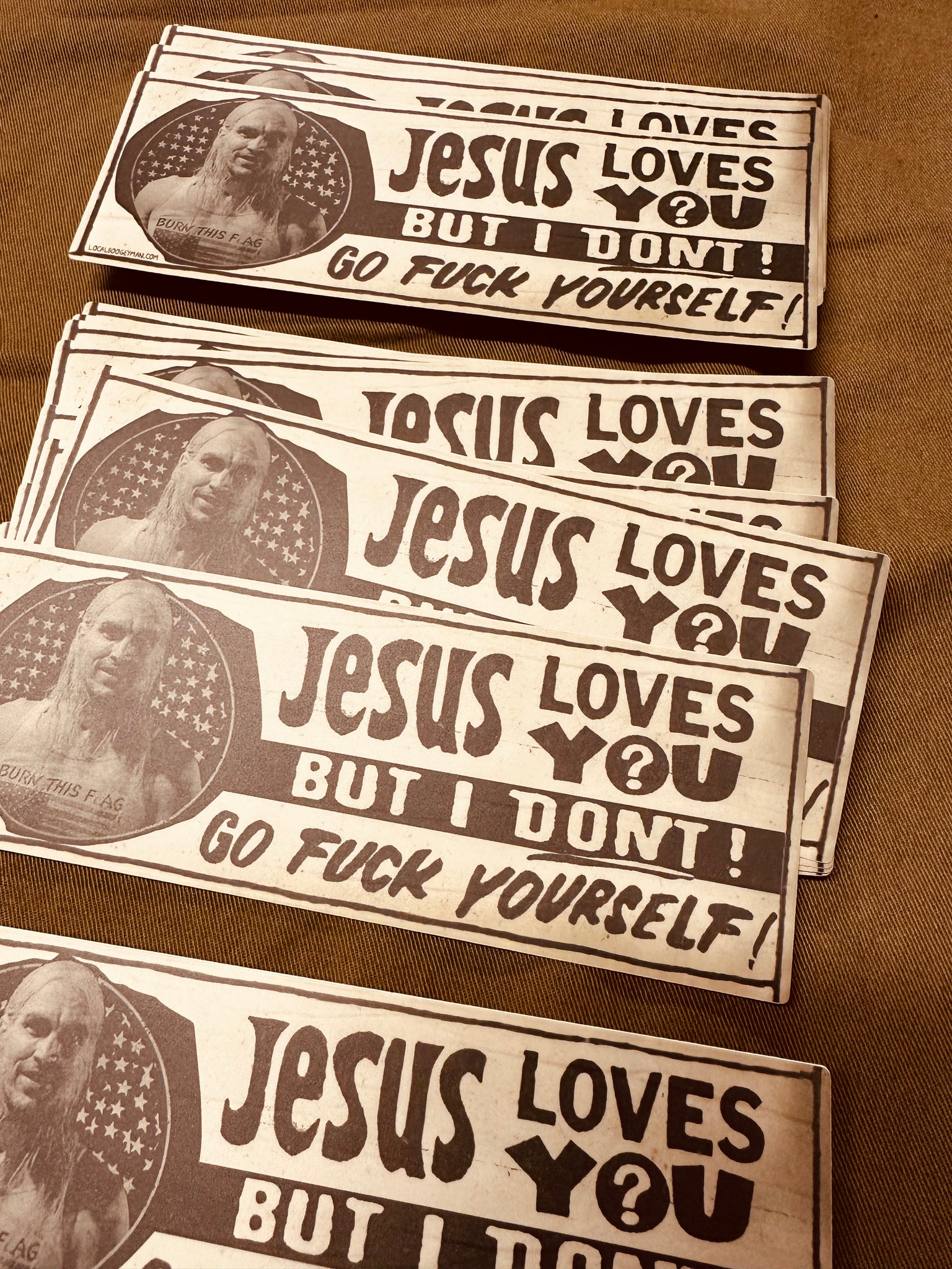 OTIS (2) BUMPER STICKERS