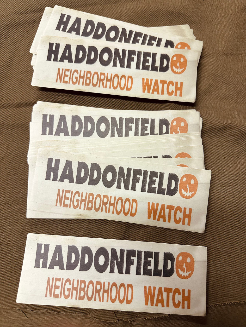 HALLOWEEN (2) BUMPER STICKERS