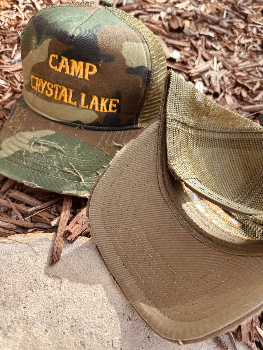CAMP CRYSTAL LAKE DISTRESSED EMBROIDERED – Local Boogeyman