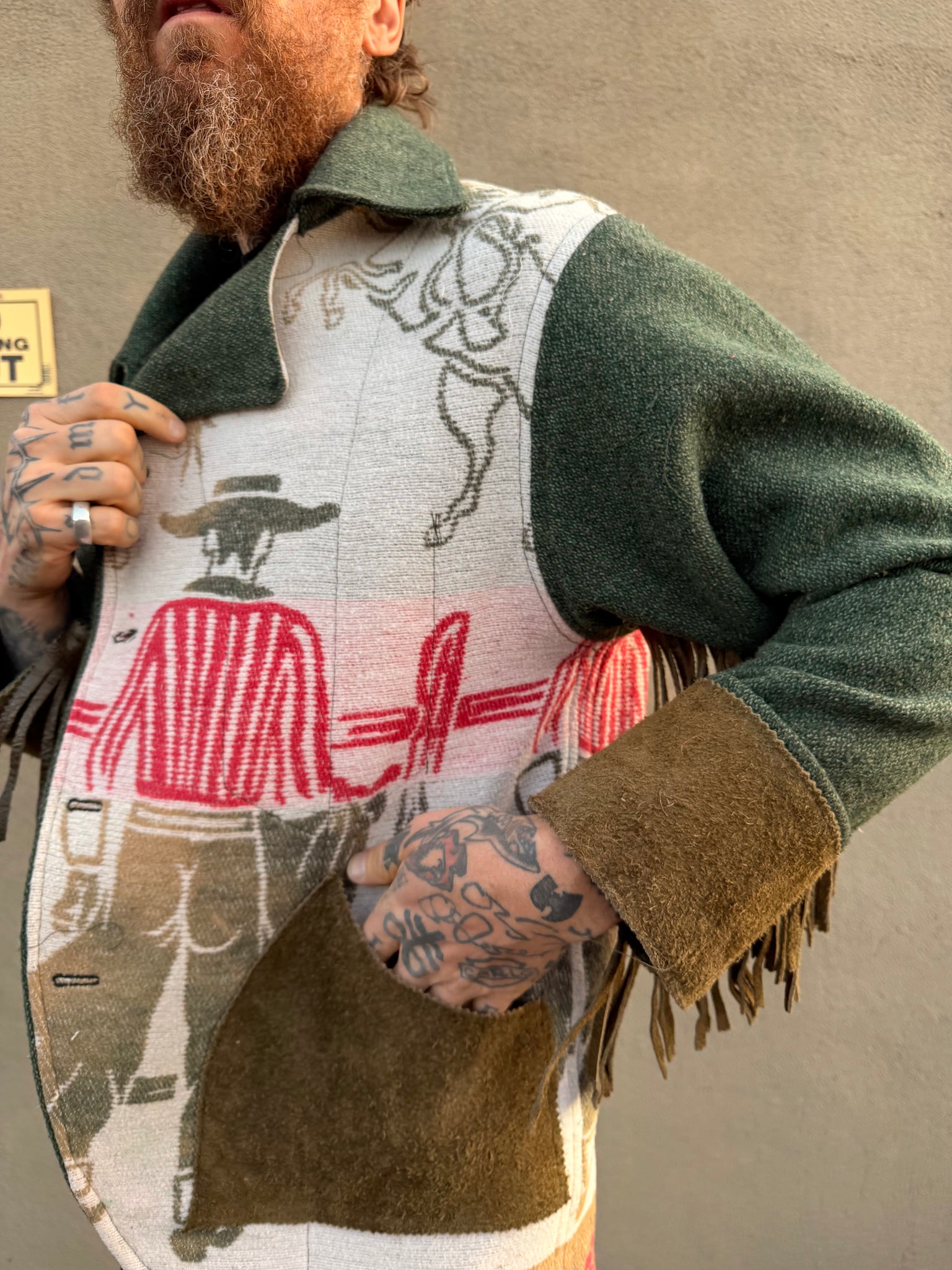 CUSTOM 1/1 FRINGE COWBOY JACKET - MENS M/L – Local Boogeyman