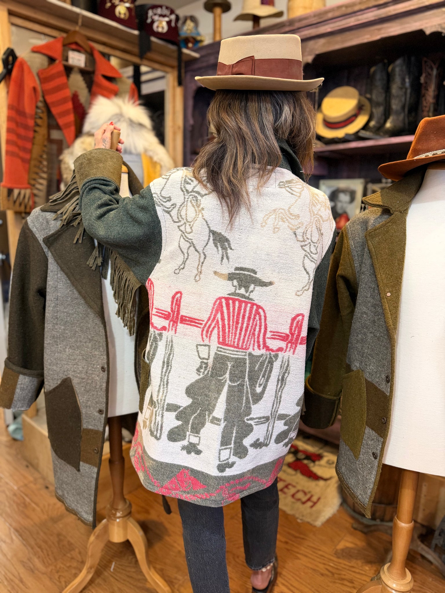 CUSTOM 1/1 FRINGE COWBOY JACKET - MENS M/L – Local Boogeyman