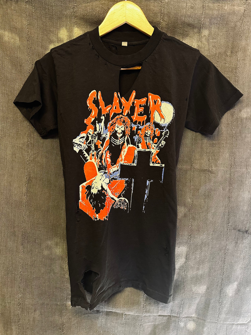 DISTRESSED - SLAYER - WOMENS M