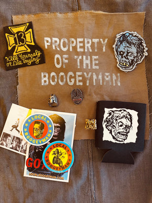 BIKER RINGS/PIN/PATCHES BUNDLE