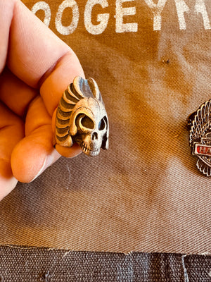 BIKER RINGS/PIN/PATCHES BUNDLE