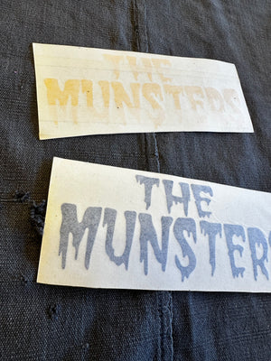 VINTAGE MUNSTERS DECAL