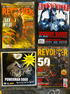 RARE MAGS AUTOGRAPHED