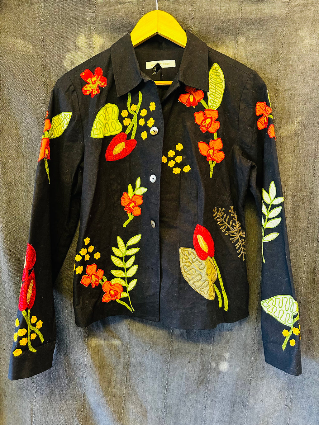 VINTAGE CHAINSTITCH JACKET - WOMENS S