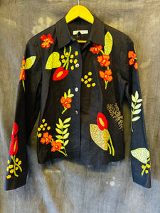 VINTAGE CHAINSTITCH JACKET - WOMENS S