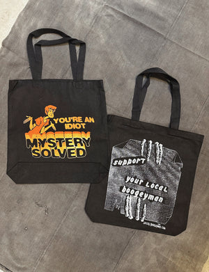 MYSTERY SOLVED TOTE BAG