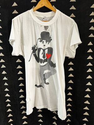 DISTRESSED - CHAPLIN - MENS M/L