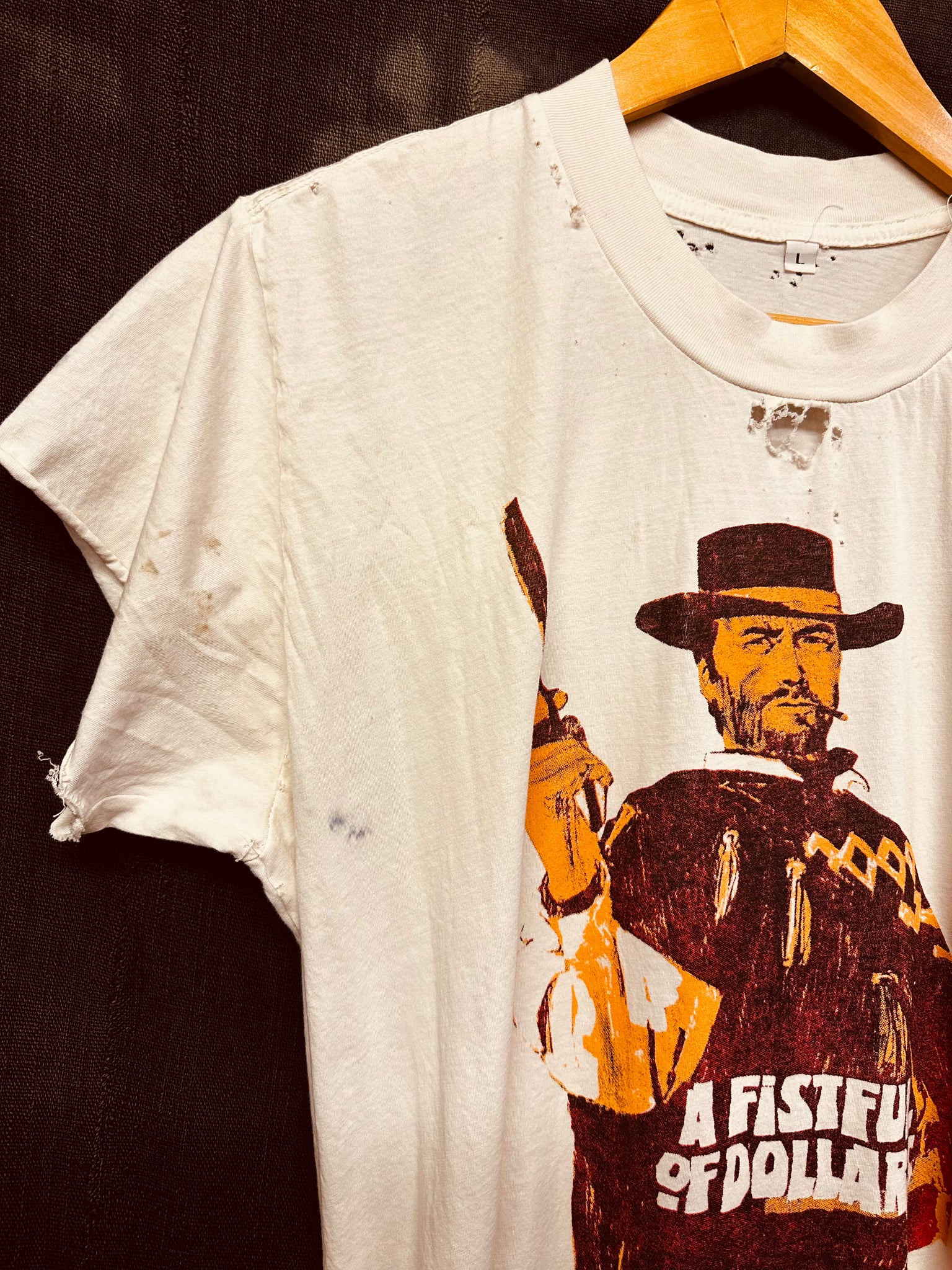 DISTRESSED BEATEN - FISTFULL OF DOLLARS - MENS L