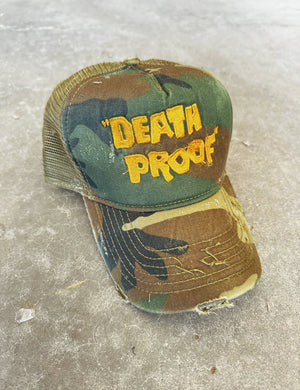 DEATH PROOF DISTRESSED EMBROIDERED