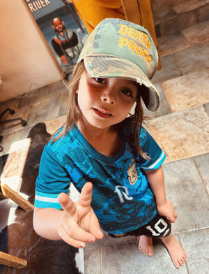 DEATH PROOF DISTRESSED EMBROIDERED