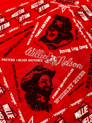 WILLIE NELSON BANDANA - 1977 VINTAGE