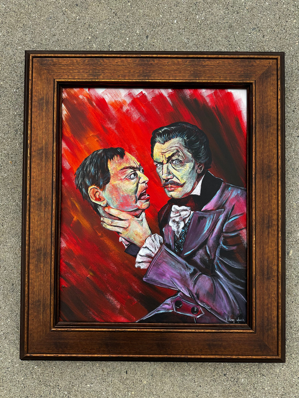 VINCENT PRICE - ORIGINAL PAINTING