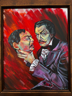 VINCENT PRICE - ORIGINAL PAINTING