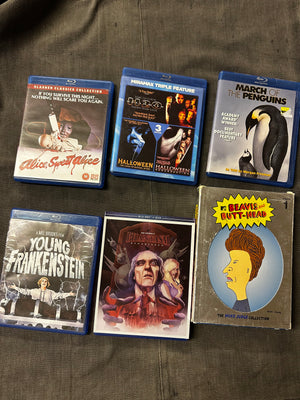 6 PACK BLU-RAY/DVD