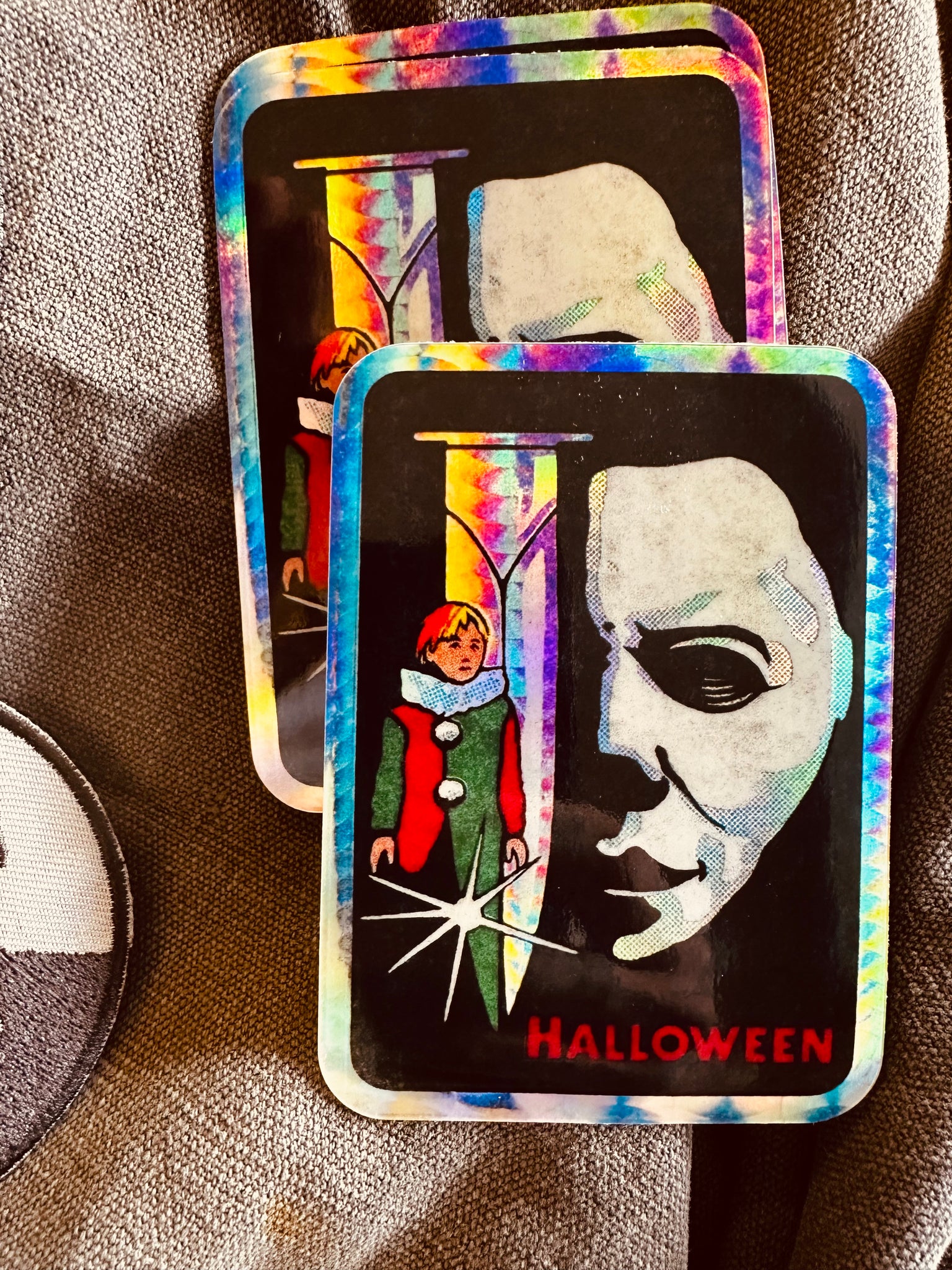 HALLOWEEN PATCH + STICKER