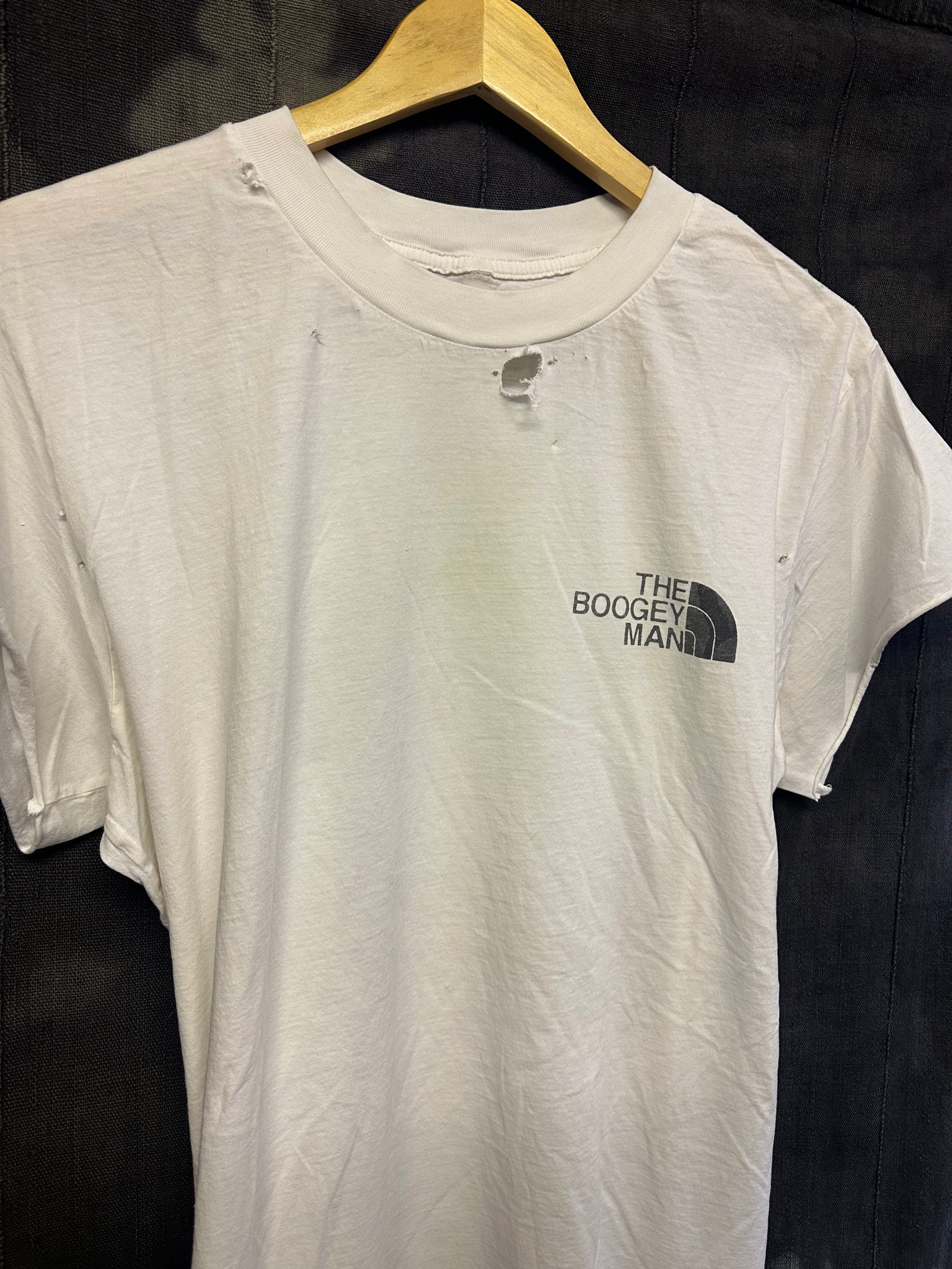 BOOGEY MAN NORTH FACE - MENS L - DISTRESSED