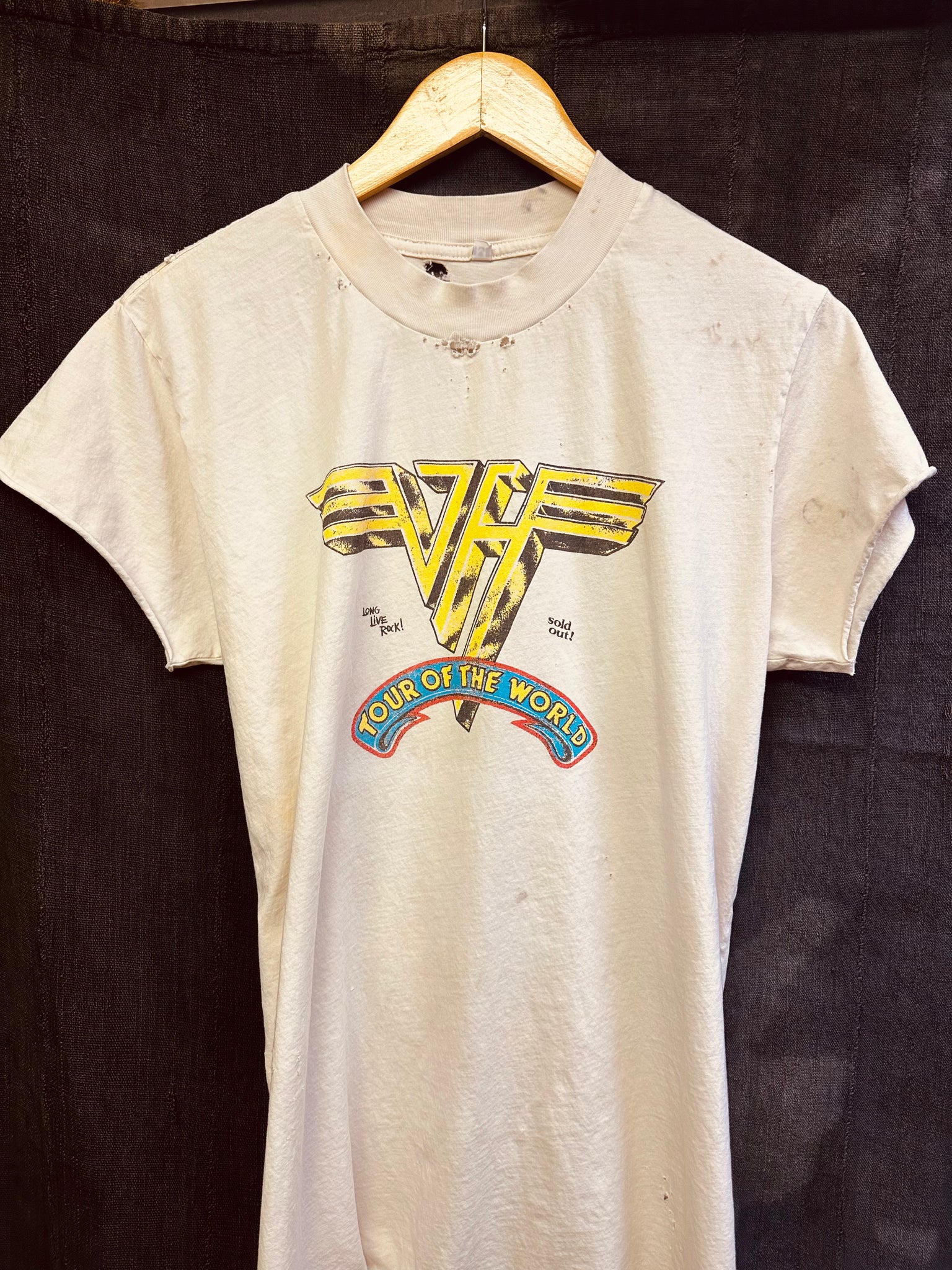 DISTRESSED BEATEN - VAN HALEN - MENS M