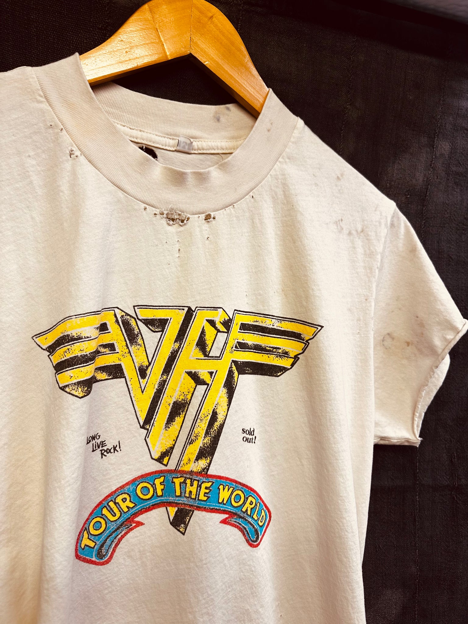 DISTRESSED BEATEN - VAN HALEN - MENS M