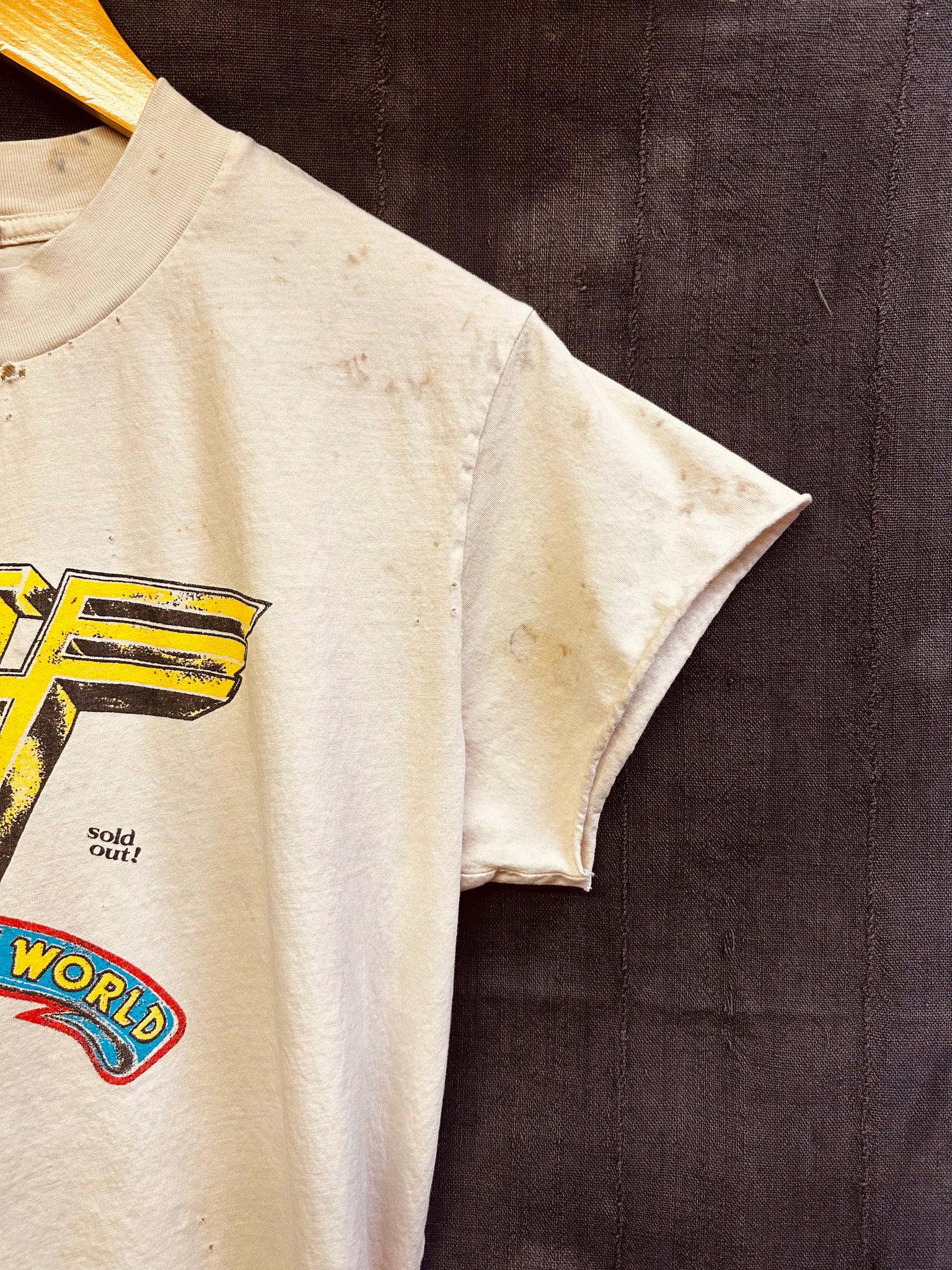 DISTRESSED BEATEN - VAN HALEN - MENS M