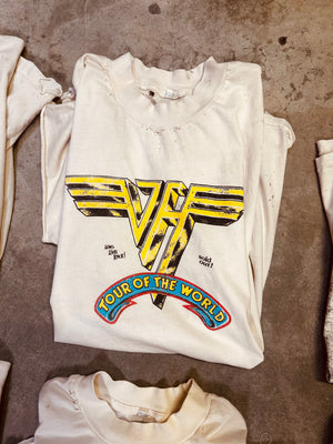 DISTRESSED BEATEN - VAN HALEN - MENS M