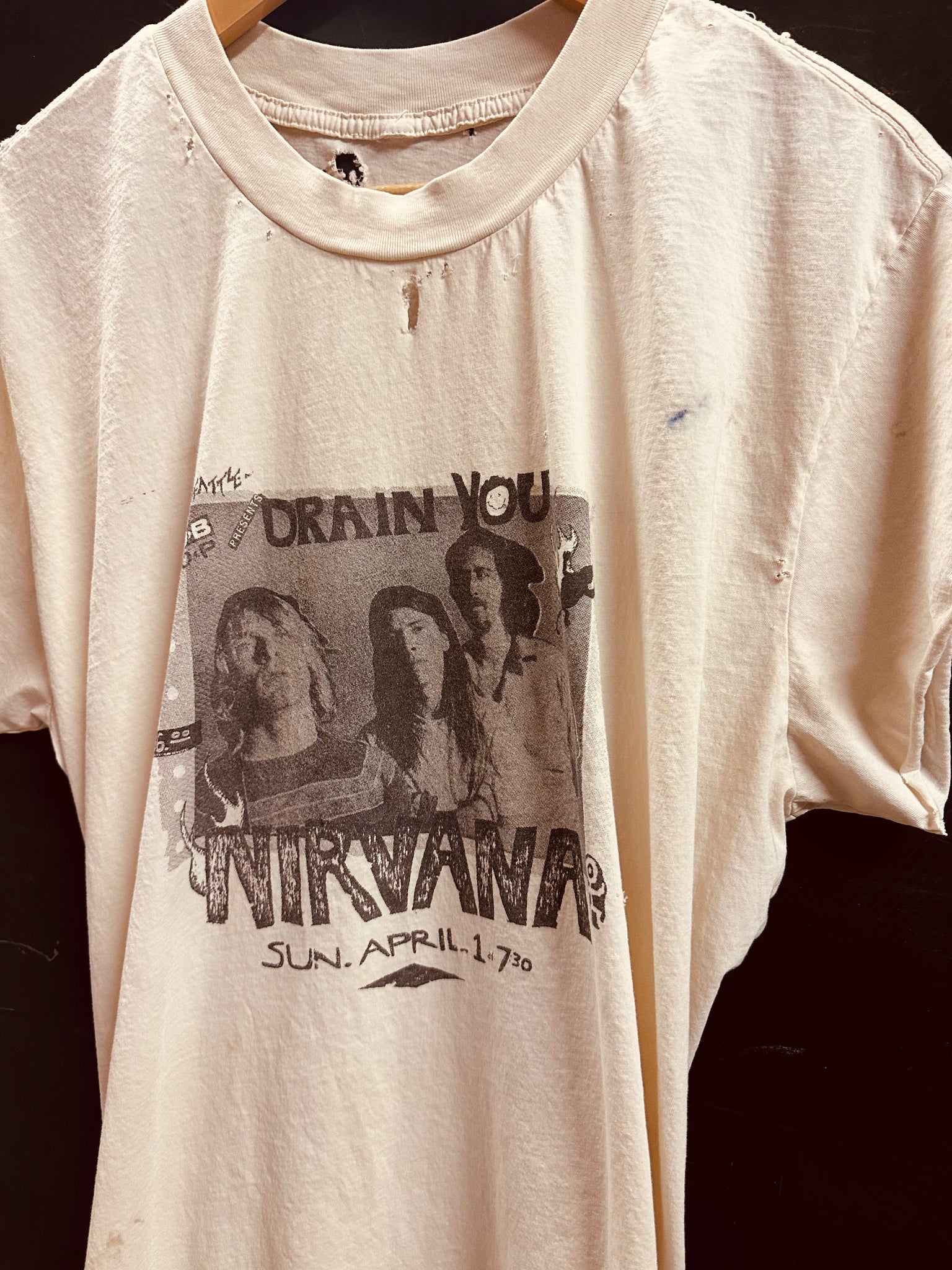 DISTRESSED BEATEN - NIRVANA - MENS XL/2XL