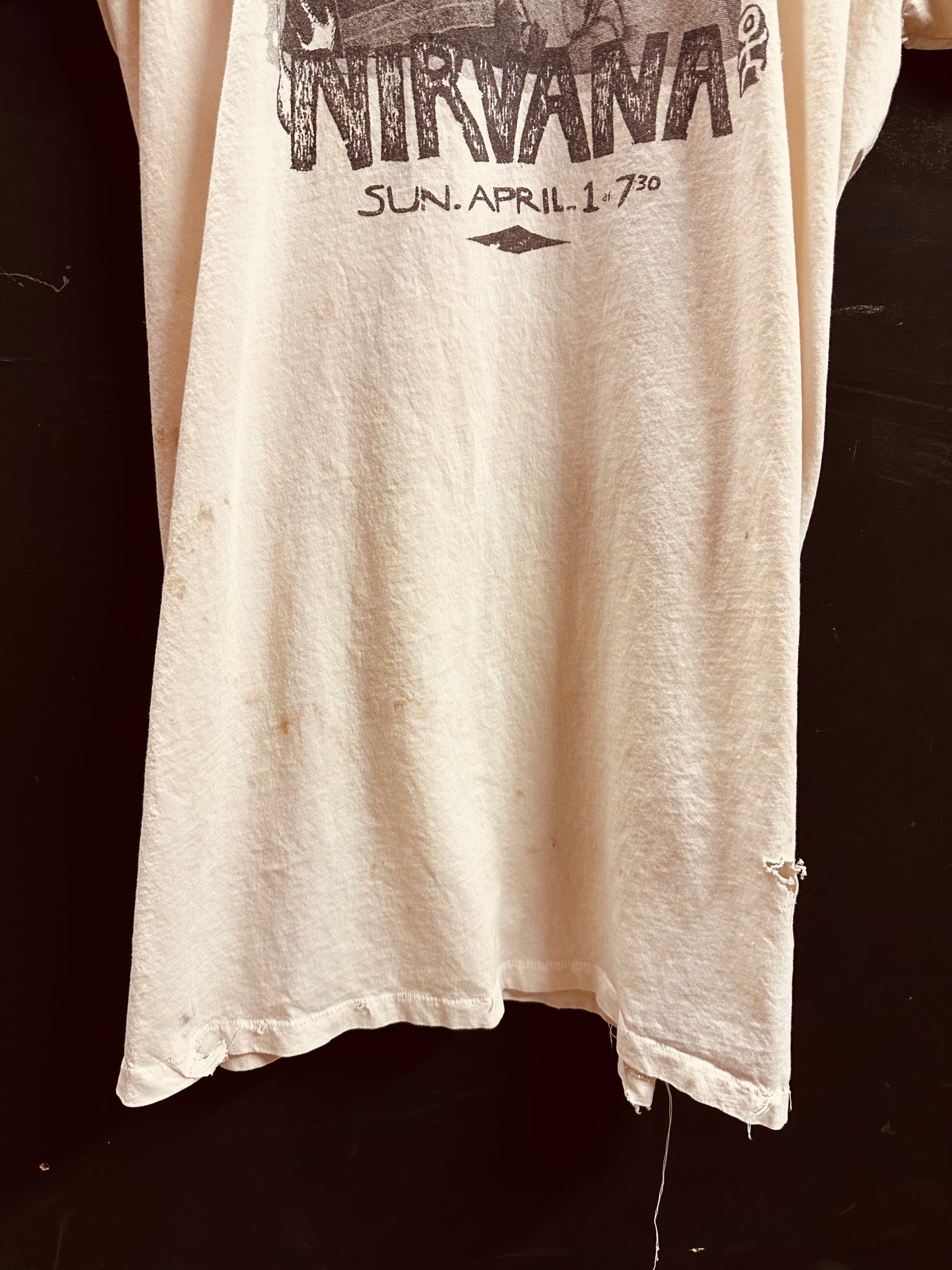 DISTRESSED BEATEN - NIRVANA - MENS XL/2XL