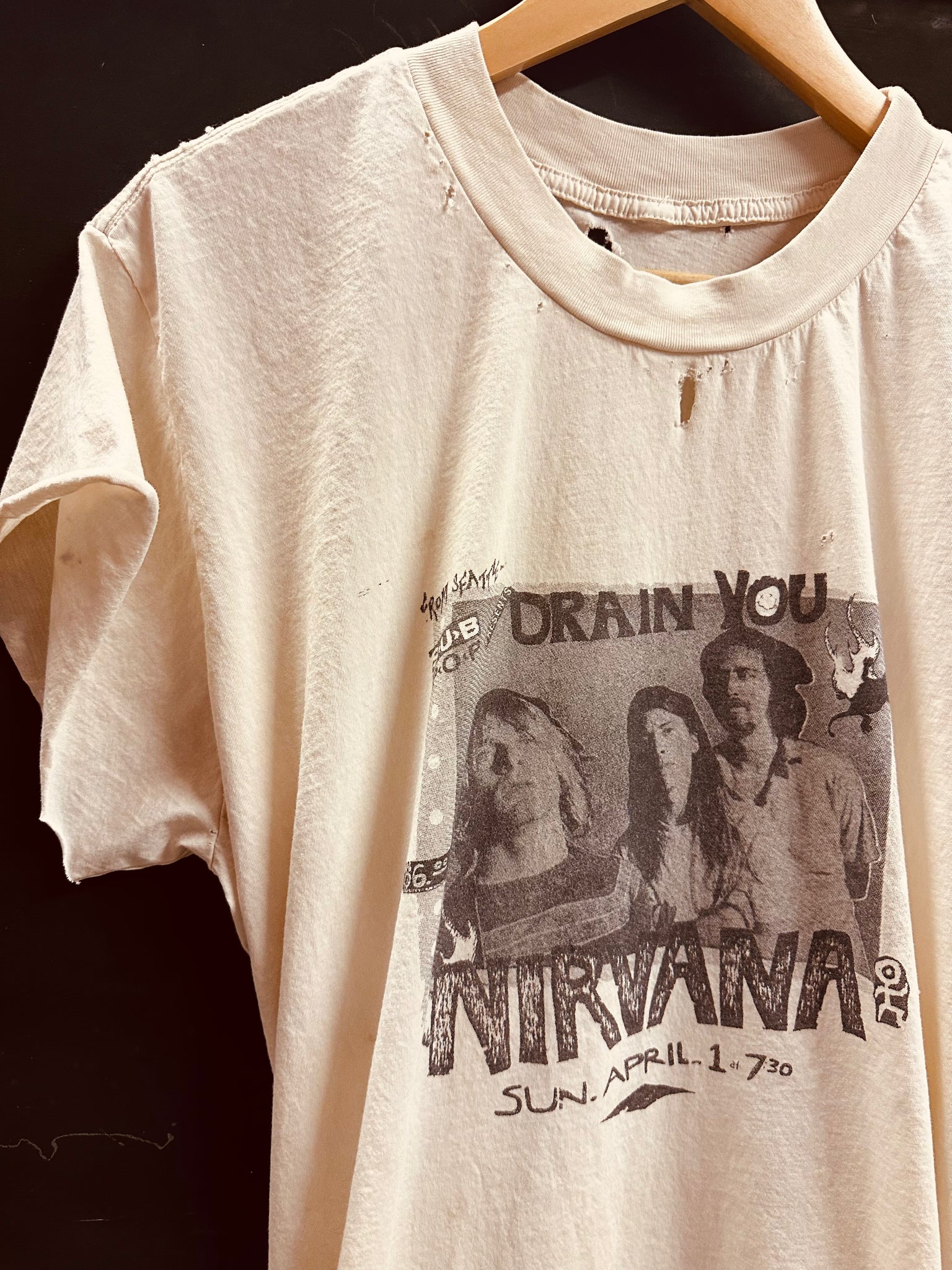 DISTRESSED BEATEN - NIRVANA - MENS XL/2XL