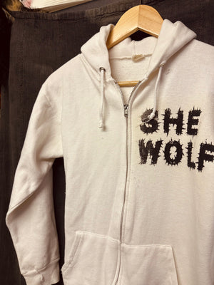 VINTAGE - SHE WOLF HOODIE - WOMENS S/M