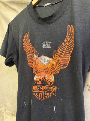 VINTAGE - HARLEY TEE - MENS S
