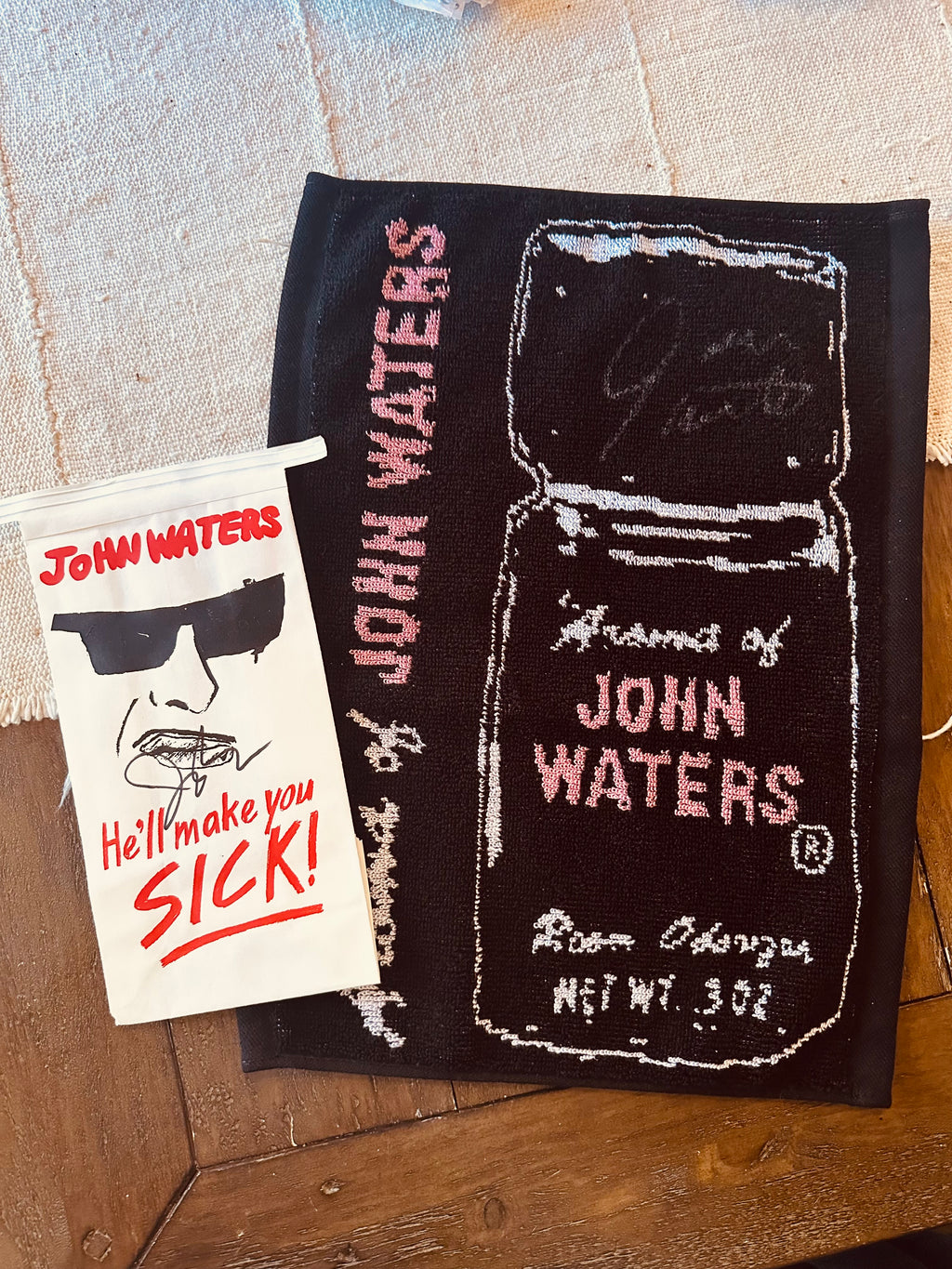 JOHN WATERS AUTOGRAPH BUNDLE