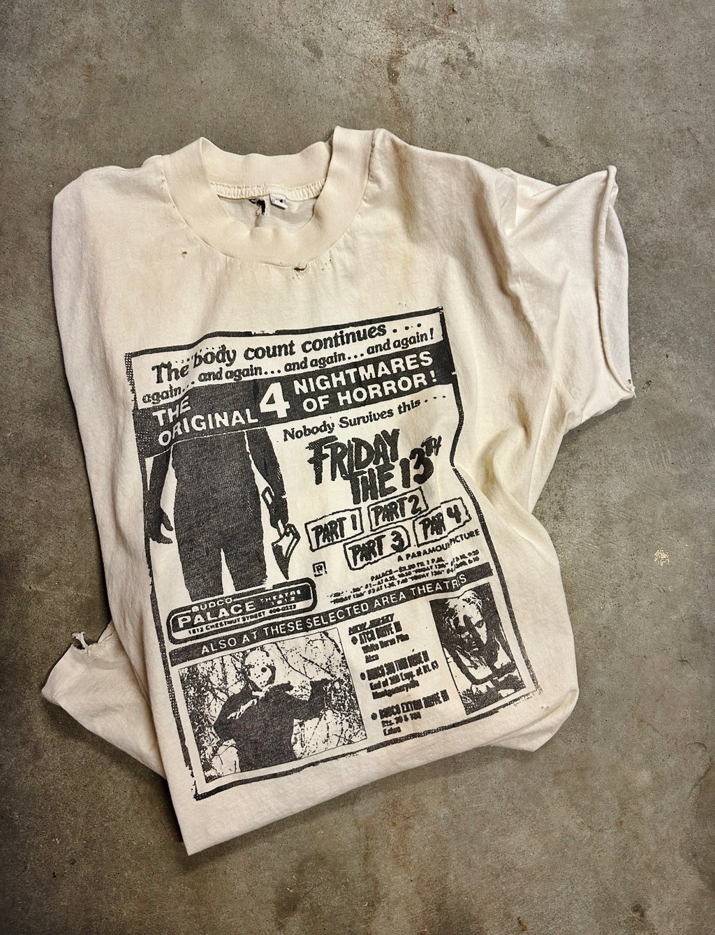DISTRESSED BEATEN - F13TH - MENS M