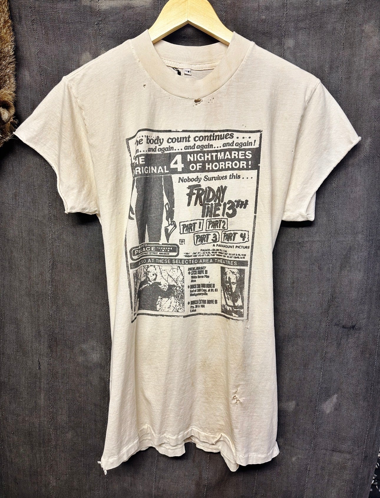 DISTRESSED BEATEN - F13TH - MENS M
