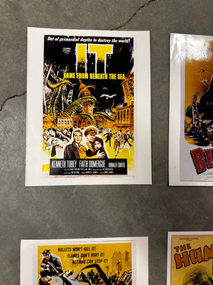4 VINTAGE PRINTS