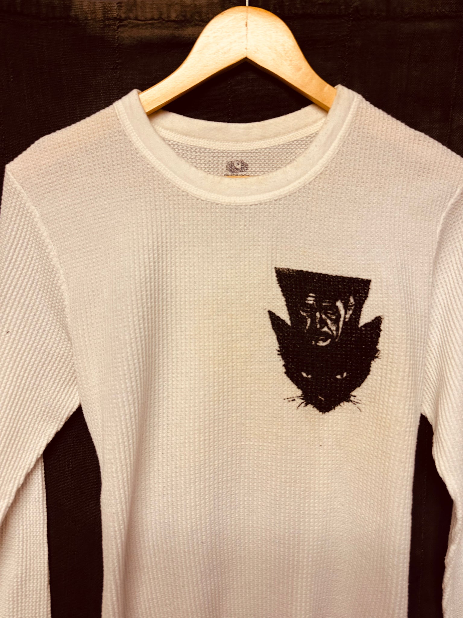 VINTAGE THERMAL - BLACK CAT - MENS S