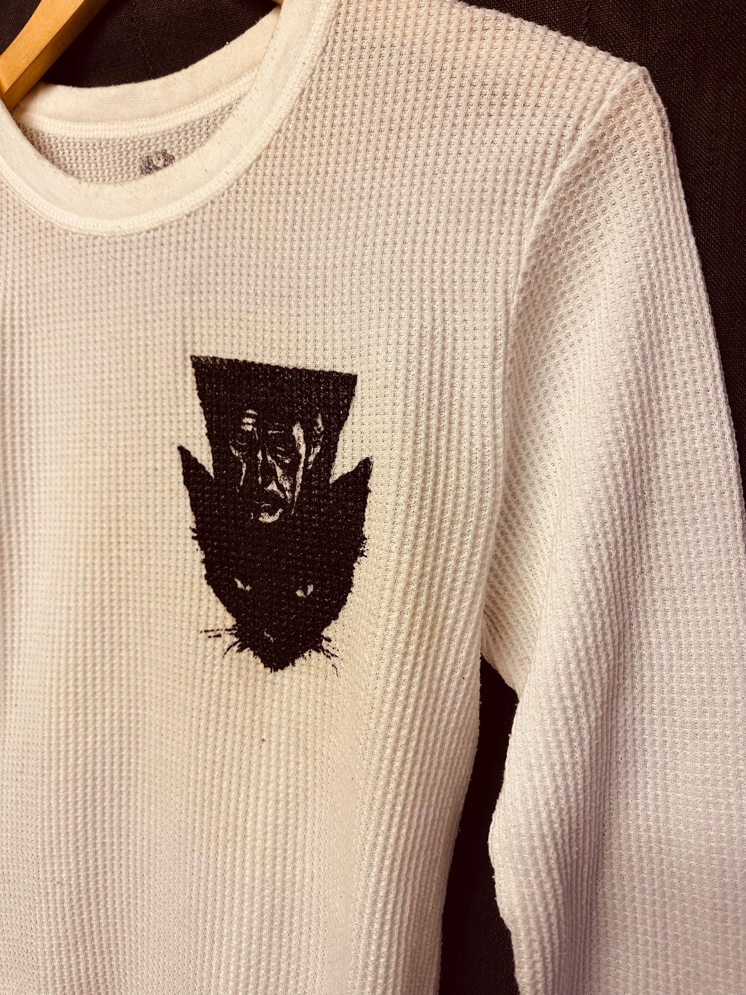 VINTAGE THERMAL - BLACK CAT - MENS S