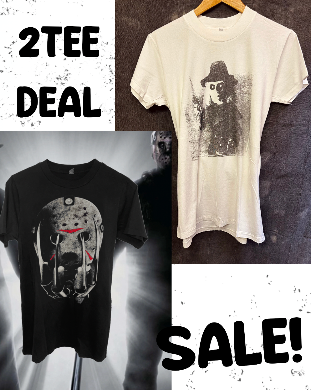 2 TEE DEAL - JASON/BLADE/FREDDY