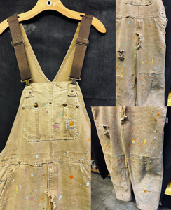 VINTAGE CARHARTT OVERALLS - WAIST 33-36