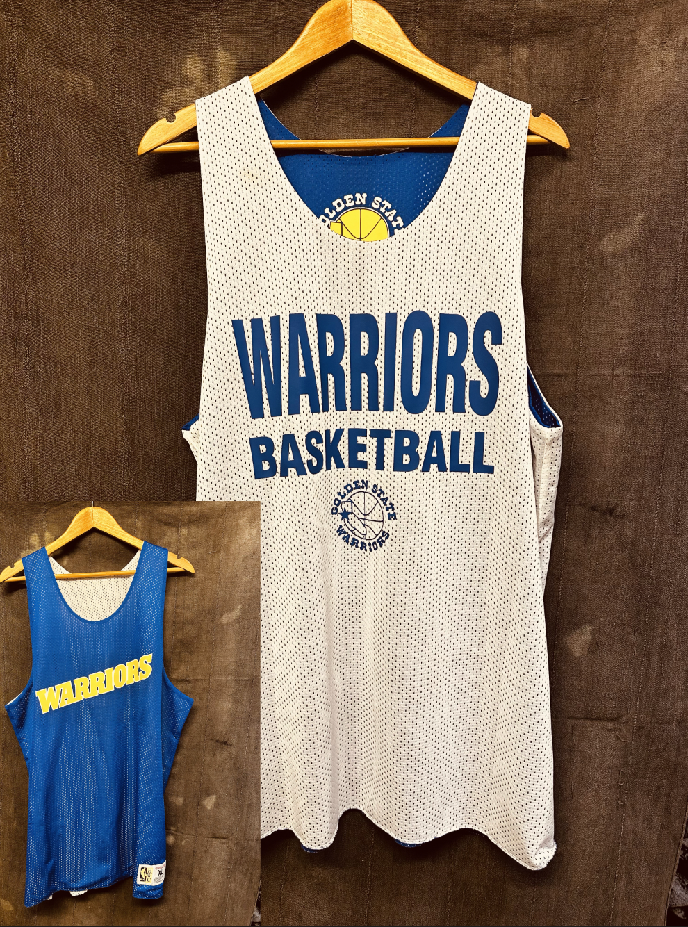 GSW MESH JERSEY - MENS L/XL