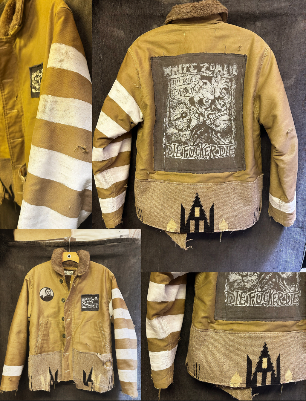 CUSTOM BOOGEYMAN / WHITE ZOMBIE JACKET - MENS M