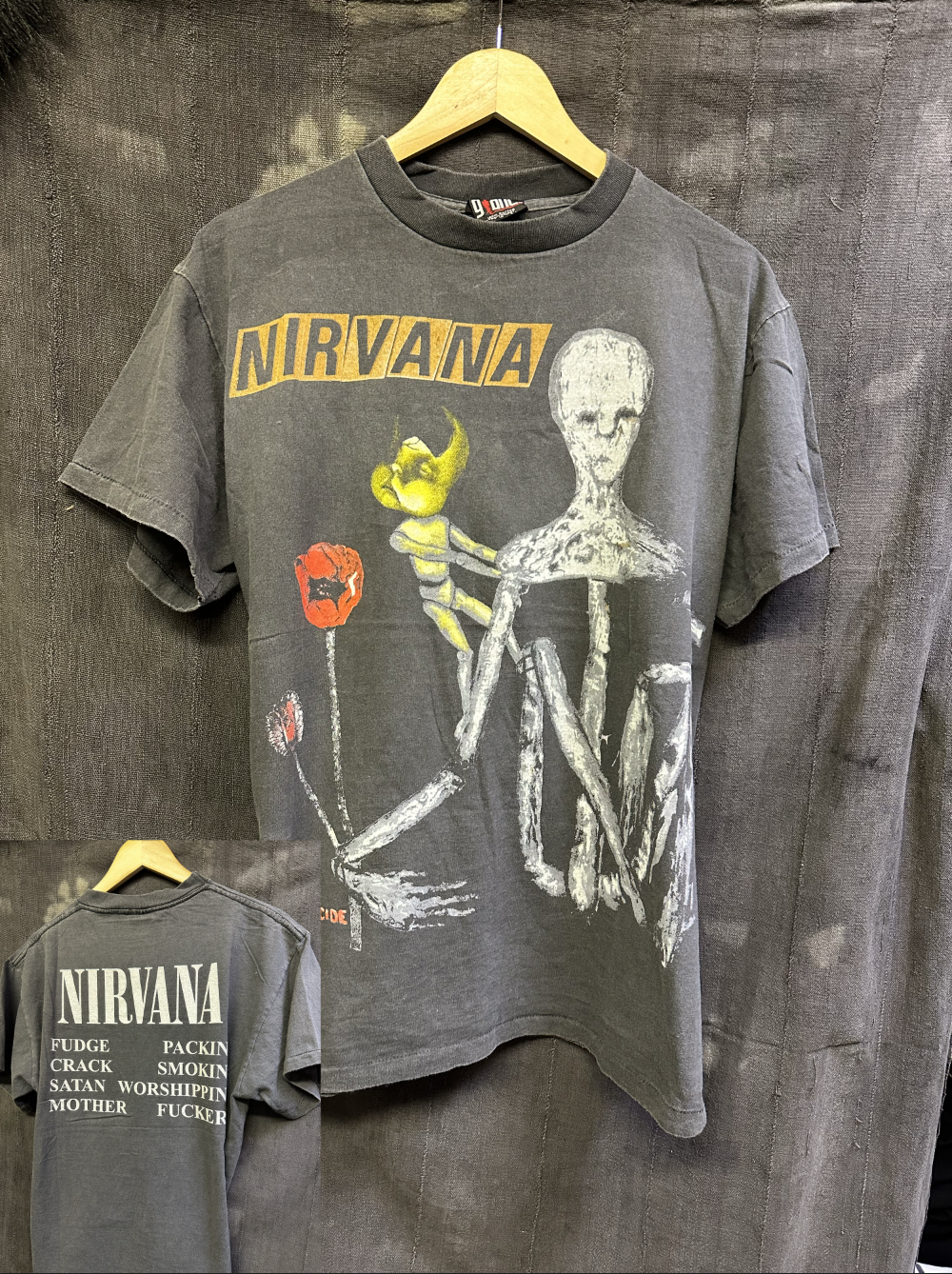 VINTAGE - NIRVANA - MENS M/L